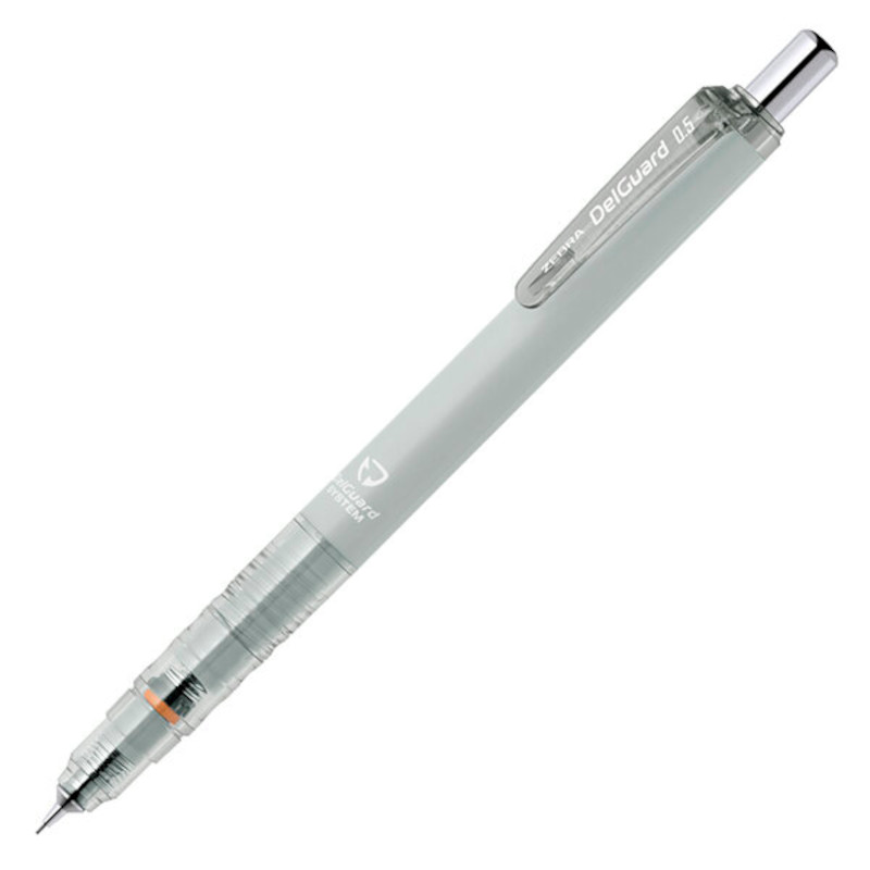 Zebra DelGuard Mechanical Pencil 0.5mm Matte and Light Grayish Color - Matte Grey